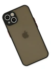 Newface iPhone 15 Plus Kılıf Montreal Silikon Kapak - Siyah