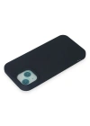 Newface iPhone 15 Plus Kılıf Nano içi Kadife Silikon - Lacivert