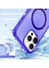 Newface iPhone 15 Plus Kılıf Star Magsafe Kapak - Mor