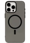 Newface iPhone 15 Pro Kılıf Anka PC Magneticsafe Sert Metal Kapak - Siyah