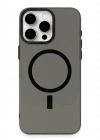 Newface iPhone 15 Pro Kılıf Anka PC Magneticsafe Sert Metal Kapak - Siyah