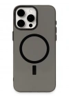 Newface iPhone 15 Pro Kılıf Anka PC Magneticsafe Sert Metal Kapak - Siyah