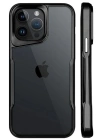 Newface iPhone 15 Pro Kılıf Boyi Silikon Kapak - Siyah