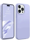 Newface iPhone 15 Pro Kılıf First Silikon - Lila