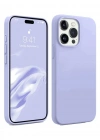 Newface iPhone 15 Pro Kılıf First Silikon - Lila