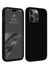 Newface iPhone 15 Pro Kılıf First Silikon - Siyah