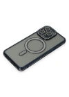 Newface iPhone 15 Pro Kılıf Joke Simli Magneticsafe Kılıf - Lacivert