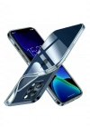 Newface iPhone 15 Pro Kılıf Lüx Şeffaf Silikon