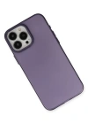 Newface iPhone 15 Pro Kılıf Modos Metal Kapak - Derin Mor