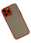 Newface iPhone 15 Pro Kılıf Montreal Silikon Kapak - Kırmızı