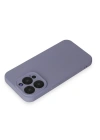 Newface iPhone 15 Pro Kılıf Nano içi Kadife Silikon - Lila
