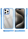 Newface iPhone 15 Pro Kılıf Power Silikon - Mavi
