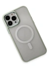 Newface iPhone 15 Pro Kılıf Room Magneticsafe Silikon - Su Yeşili