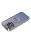 Newface iPhone 15 Pro Kılıf Slot Silikon - Gümüş
