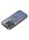 Newface iPhone 15 Pro Kılıf Slot Silikon - Titan Gri