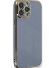 Newface iPhone 15 Pro Kılıf Volet Silikon - Mavi