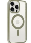Newface iPhone 15 Pro Max Kılıf Erozi Magsafe Kapak - Gri