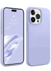 Newface iPhone 15 Pro Max Kılıf First Silikon - Lila