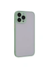 Newface iPhone 15 Pro Max Kılıf Montreal Silikon Kapak - Açık Yeşil