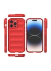 Newface iPhone 15 Pro Max Kılıf Optimum Silikon - Kırmızı