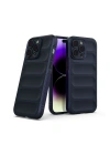 Newface iPhone 15 Pro Max Kılıf Optimum Silikon - Lacivert