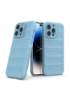 Newface iPhone 15 Pro Max Kılıf Optimum Silikon - Sky Blue
