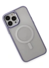 Newface iPhone 15 Pro Max Kılıf Room Magneticsafe Silikon - Lila