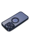 Newface iPhone 15 Pro Max Kılıf Slot Silikon - Lacivert