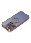 Newface iPhone 15 Pro Max Kılıf Slot Silikon - Rose Gold