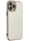 Newface iPhone 15 Pro Max Kılıf Volet Silikon - Beyaz