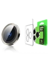 Newface iPhone 15 Pro Max Raze Metal Kamera Lens - Gümüş
