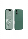 Newface iPhone 16 Kılıf First Silikon - Koyu Yeşil