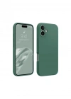 Newface iPhone 16 Kılıf First Silikon - Koyu Yeşil