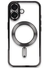 Newface iPhone 16 Kılıf Kross Magneticsafe Kapak - Siyah