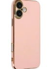 Newface iPhone 16 Kılıf Volet Silikon - Pembe