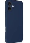 Newface iPhone 16 Plus Kılıf First Silikon - Lacivert