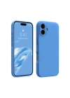 Newface iPhone 16 Plus Kılıf First Silikon - Mavi