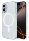 Newface iPhone 16 Plus Kılıf Magneticsafe Şeffaf Silikon - Şeffaf