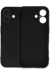 Newface iPhone 16 Plus Kılıf Nano içi Kadife Silikon - Siyah