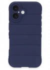 Newface iPhone 16 Plus Kılıf Optimum Silikon - Lacivert