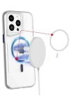Newface iPhone 16 Plus Kılıf PC Poso Magsafe Kapak - Şeffaf