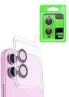 Newface iPhone 16 Plus Raze Metal Kamera Lens - Pembe