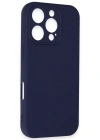 Newface iPhone 16 Pro Kılıf First Silikon - Lacivert