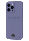 Newface iPhone 16 Pro Kılıf Kelvin Kartvizitli Silikon - Lila