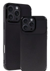 Newface iPhone 16 Pro Max Kılıf Auto Focus Karbon Kapak - Siyah