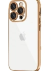 Newface iPhone 16 Pro Max Kılıf Razer Lensli Silikon - Desert
