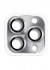 Newface iPhone 16 Pro Max Pers Alüminyum Kamera Lens - Gri