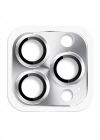 Newface iPhone 16 Pro Max Pers Alüminyum Kamera Lens - Gümüş