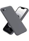 Newface iPhone 16E Kılıf First Silikon - Gri
