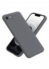 Newface iPhone 16E Kılıf First Silikon - Gri